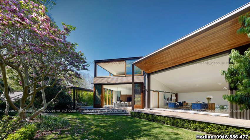 Nhà vườn đẹp kiến trúc hiện đại tại Sydney